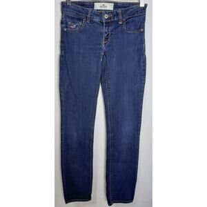 HOLLISTER CALIFORNIA Jeans Blue Solid Denim Women Size W25 L31